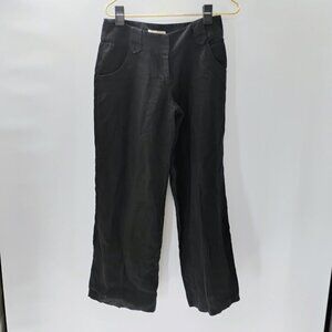 Michael Michael Kors Single-Pleat Career Pants Women's 4 Midnight Black